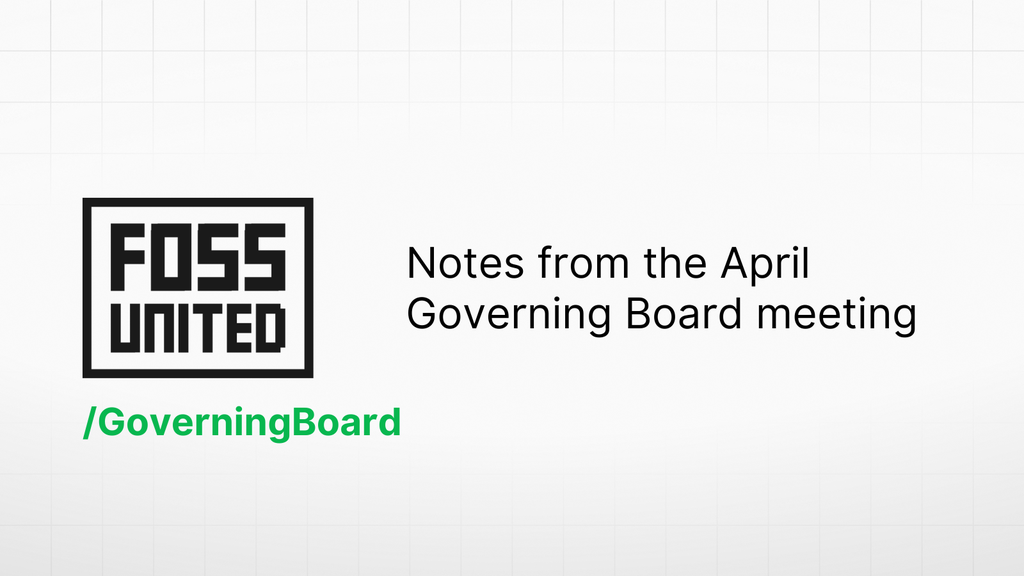 Notes from the April 2025 Governing Board meeting  - Cover Image
